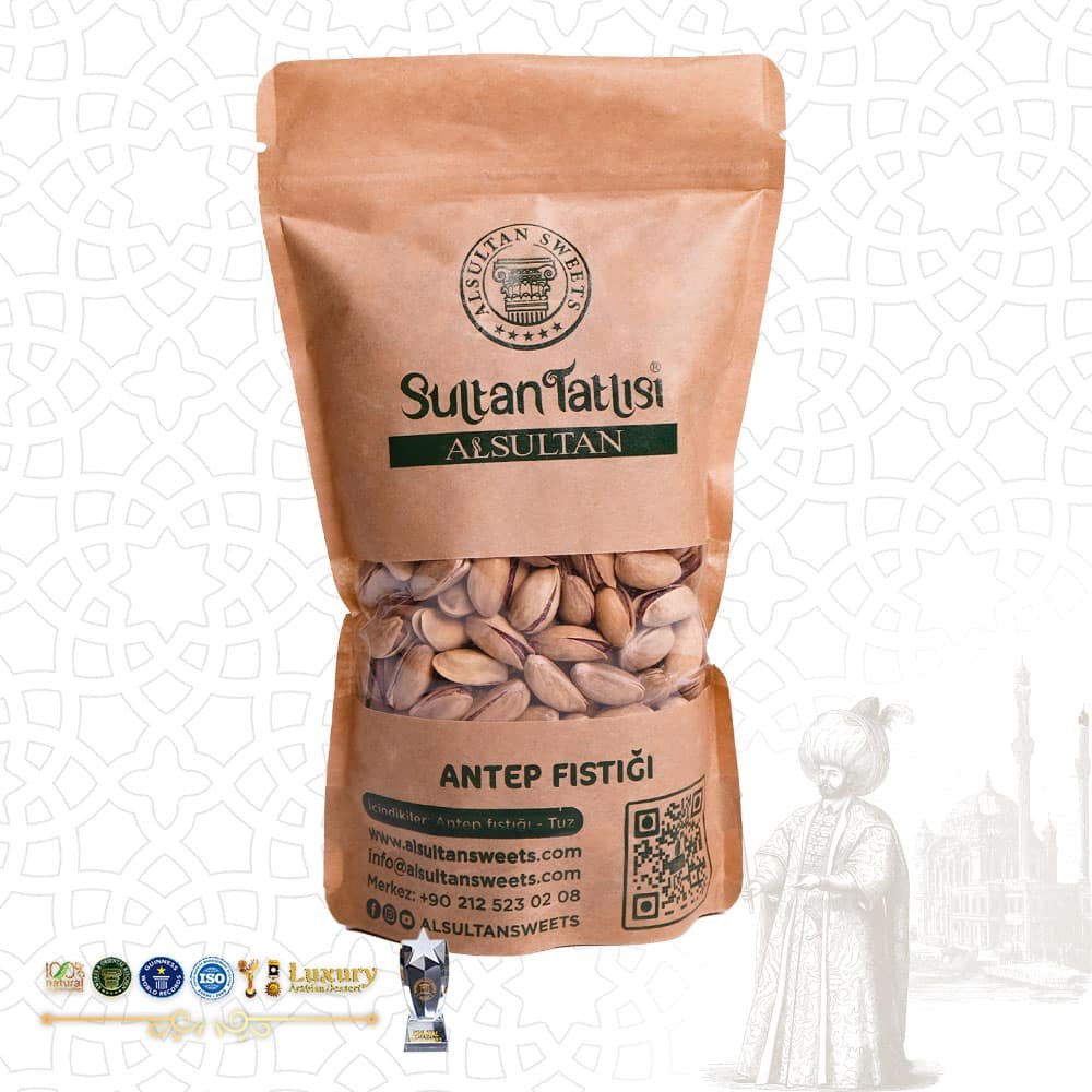 كيس فستق حلبي محمص 350 غ