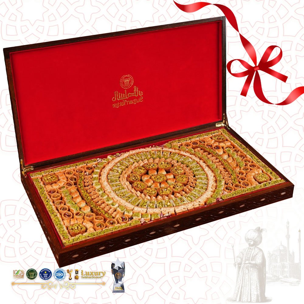 حلو عربي علبة موزاييك كبير ملكي 4 كغ