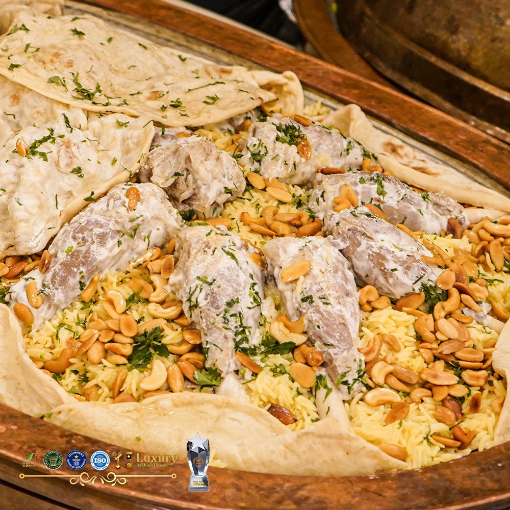 منسف أردني لحم 10 اشخاص