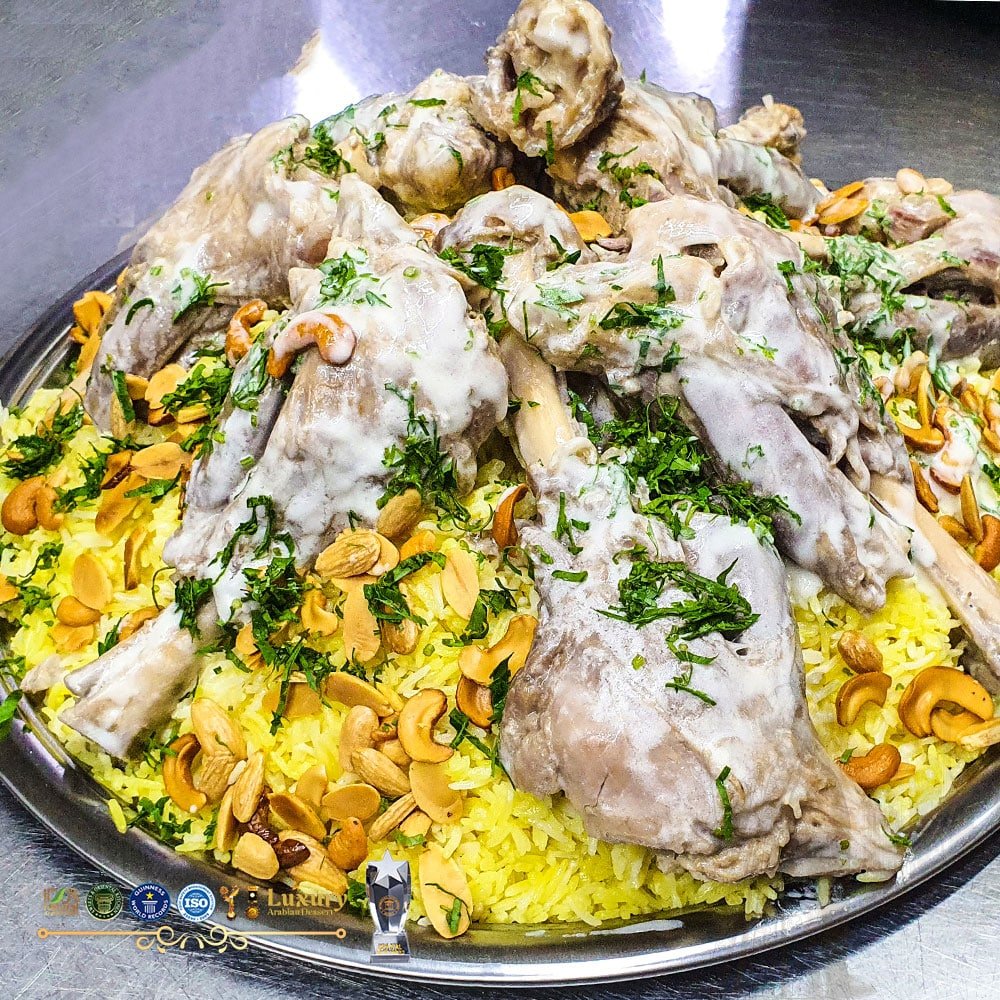 منسف أردني لحم 5 اشخاص