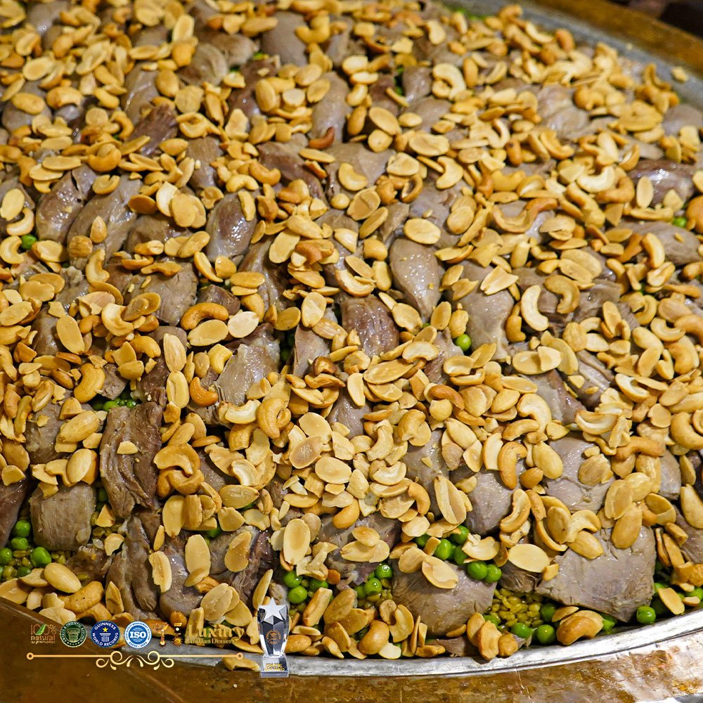 منسف رز و فريكة حلبي لحم 5 اشخاص